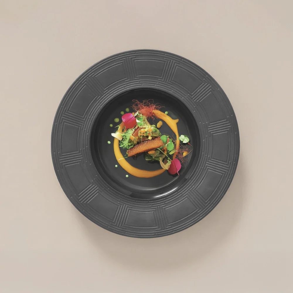 31 cm - Labyrinth Piatto Fondo Gourmet In Porcellana Set 4 Pz - Image 2