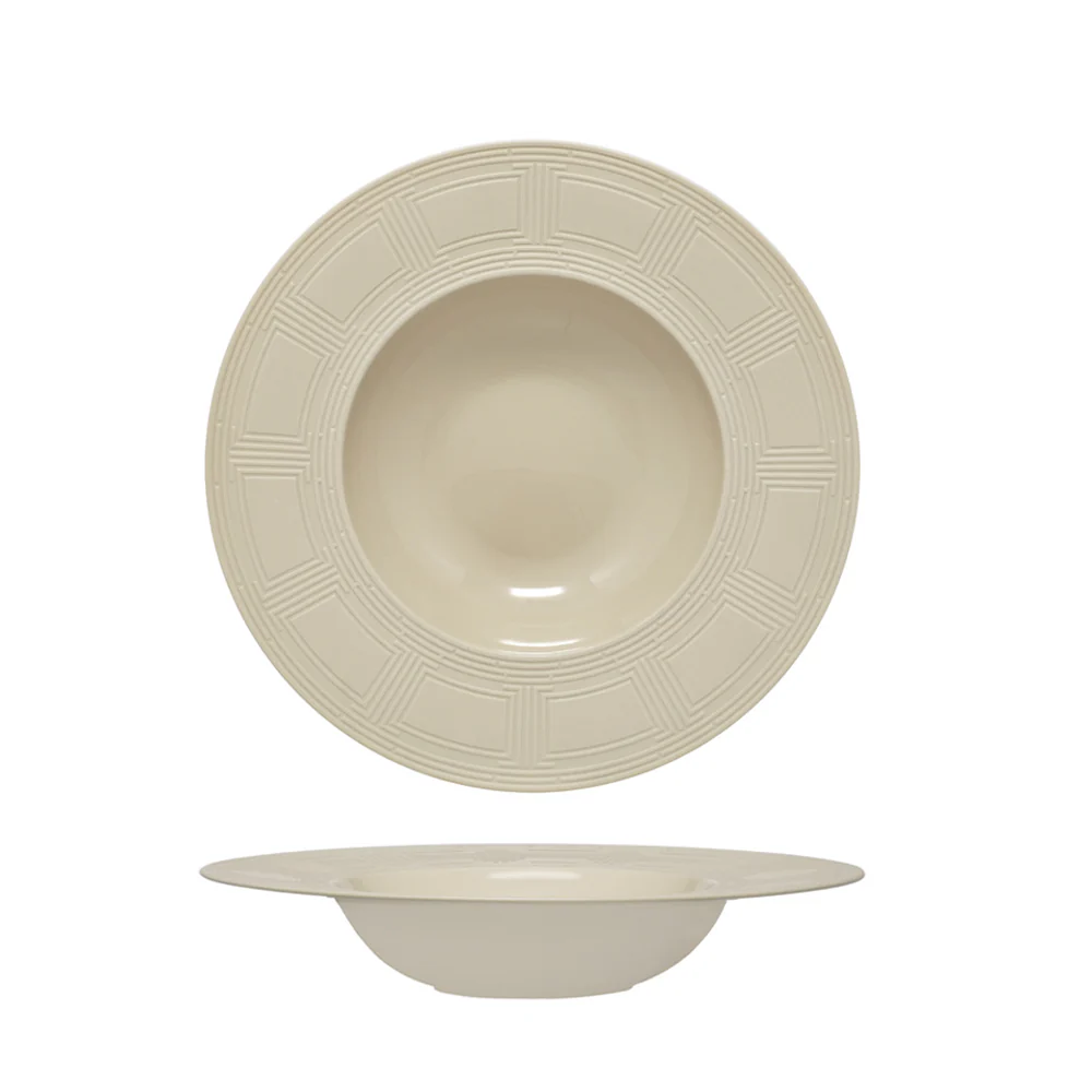 31 cm - Labyrinth Piatto Fondo Gourmet In Porcellana Set 4 Pz - Image 3