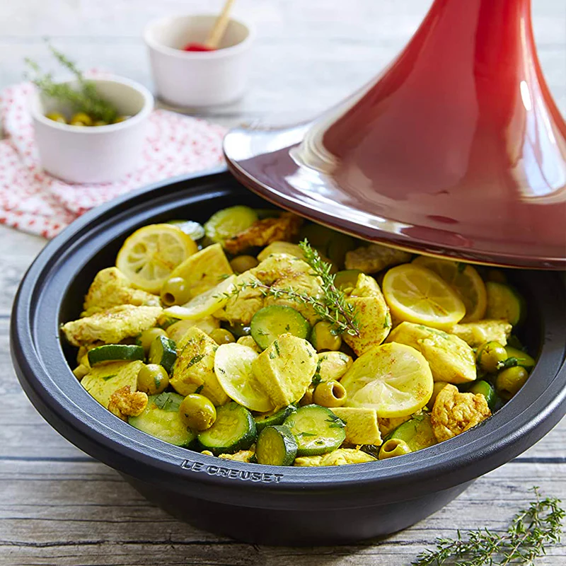 35 cm - Cocotte Tajine In Ghisa e Ceramica - Image 3
