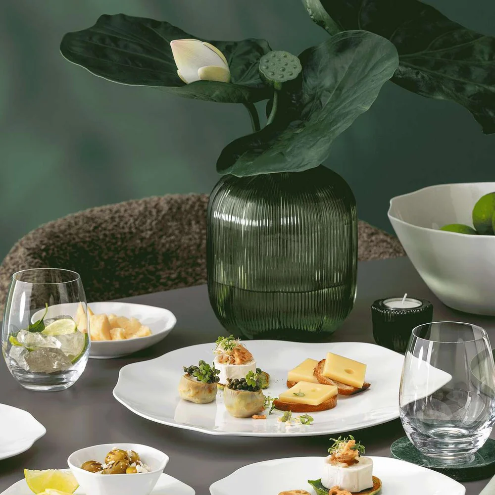 32.1 cm - Pura Piatto Presentazione Gourmet In Porcellana Premium - Image 2