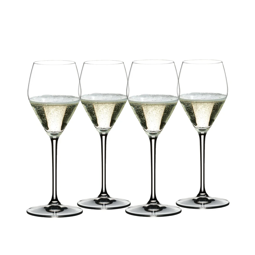 32.2 cl - Prosecco Calice Flute In Vetro Set 4 Pz