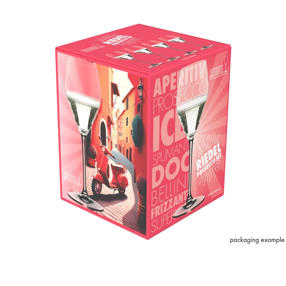 32.2 cl - Prosecco Calice Flute In Vetro Set 4 Pz - Image 5