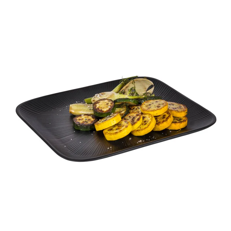 32.5x26.5 cm - Nero Vassoio In Melamina - Image 2