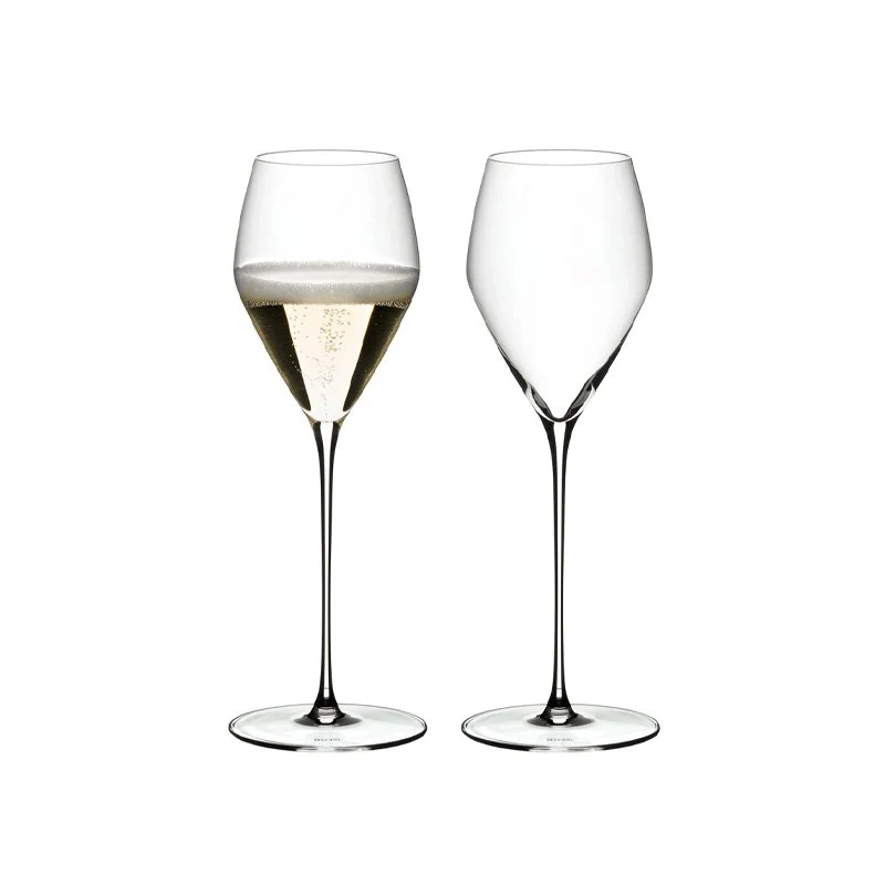 32.7 cl - Veloce Calice Flute in Vetro - Set 6 Pezzi - Image 4