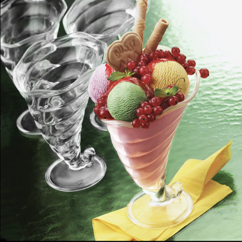 32 cl - Fortuna Coppa Gelato in Vetro - Set 3 Pezzi - Image 2
