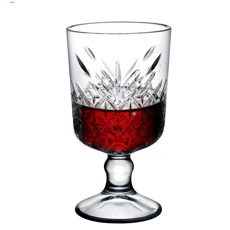 32 cl - Timeless Calice Vino Rosso in Vetro - Set 4 Pezzi