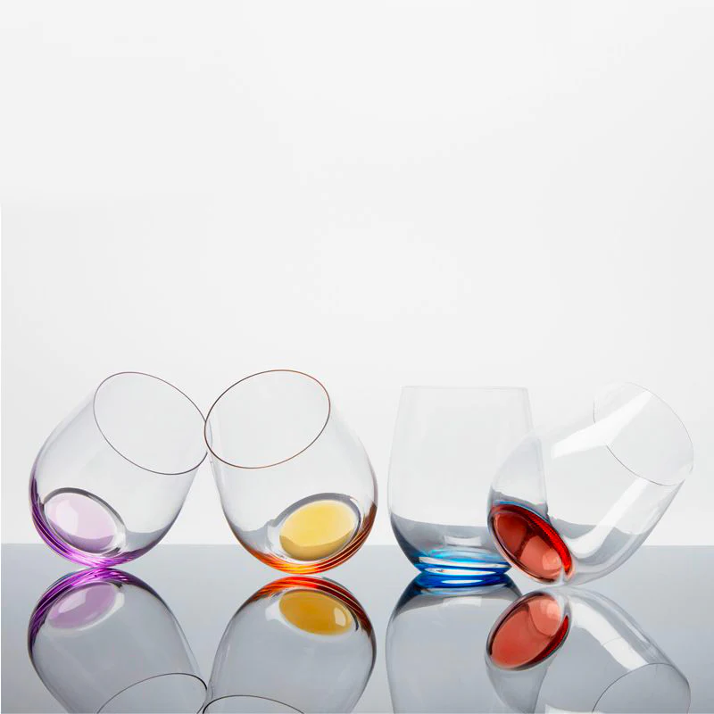 32 cl - O Happy Bicchiere Vino Multiuso in Vetro - Set 4 Pezzi - Image 6
