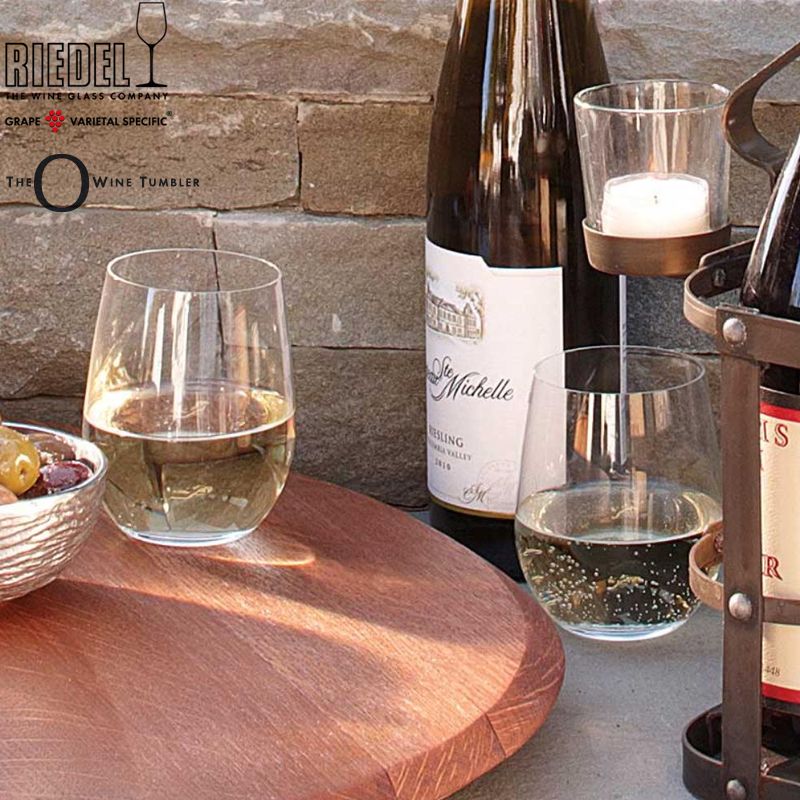 32 cl - O Wine Bicchiere Vino Bianco Viognier Chardonnay in Vetro - Set 2 Pezzi - Image 2