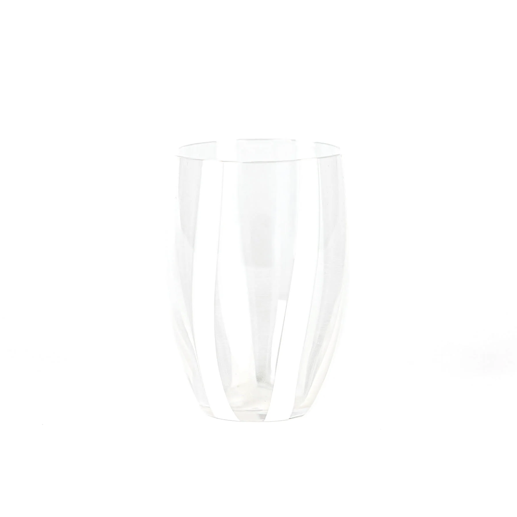 32 cl - Gessato Bicchiere Acqua A Righe in Vetro Lavorato A Mano - Set 6 Pezzi - Image 27