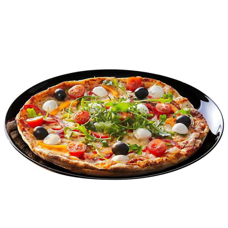 32 cm - Evolution Piatto Pizza In Vetro Opale - Set 6 Pz - Image 2