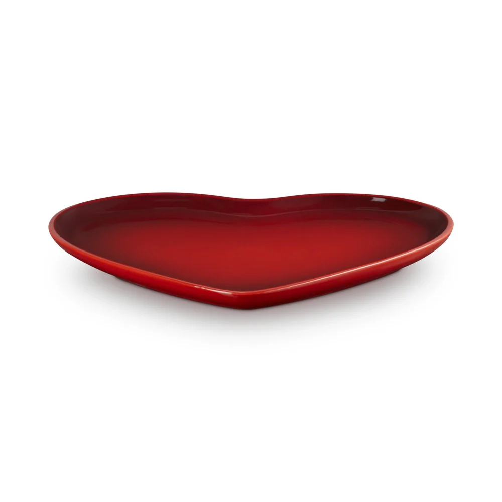 32 cm - Cuore Vassoio In Gres Vetrificato - Image 2