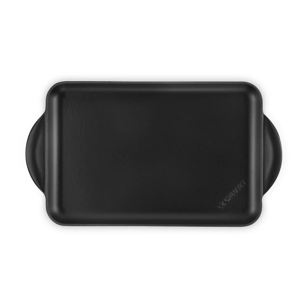 32x22 cm - Tradition Grill Bistecchiera Rettangolare Liscio In Ghisa Vetrificata - Image 8