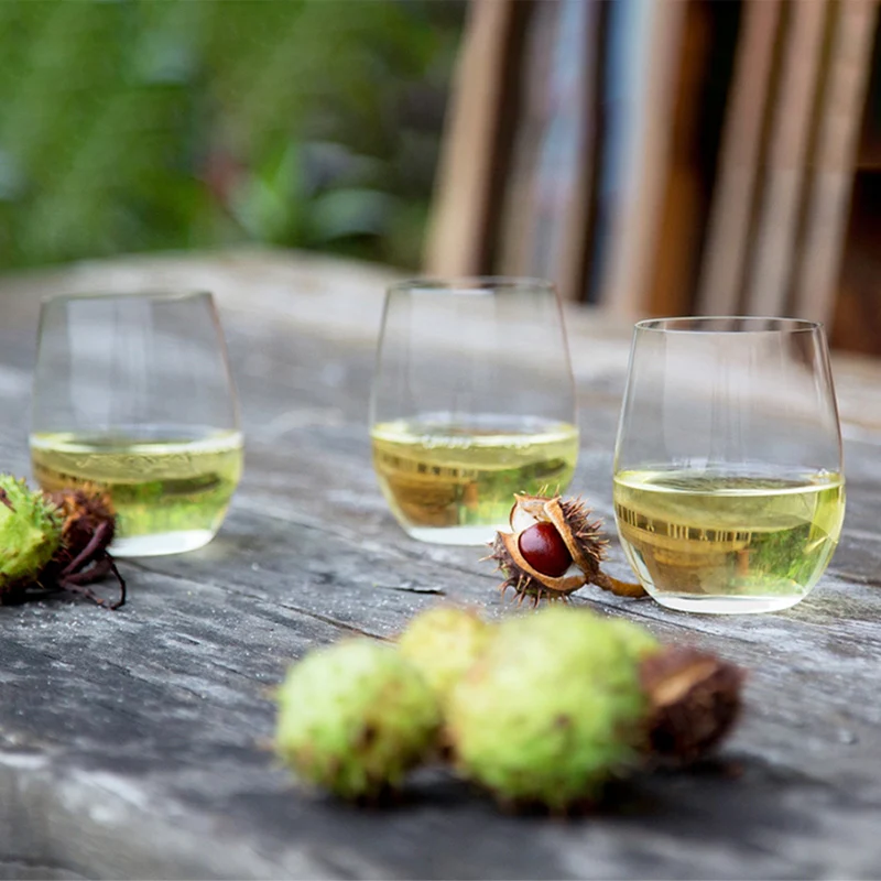 33.5 cl - O Wine Bicchiere Vino Bianco Chardonnay in Vetro - Set 4 Pezzi - Image 2