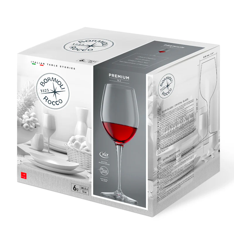 33 cl - Premium Calice Vino Bianco Sauvignon Blanc in Vetro - Set 6 Pezzi - Image 4