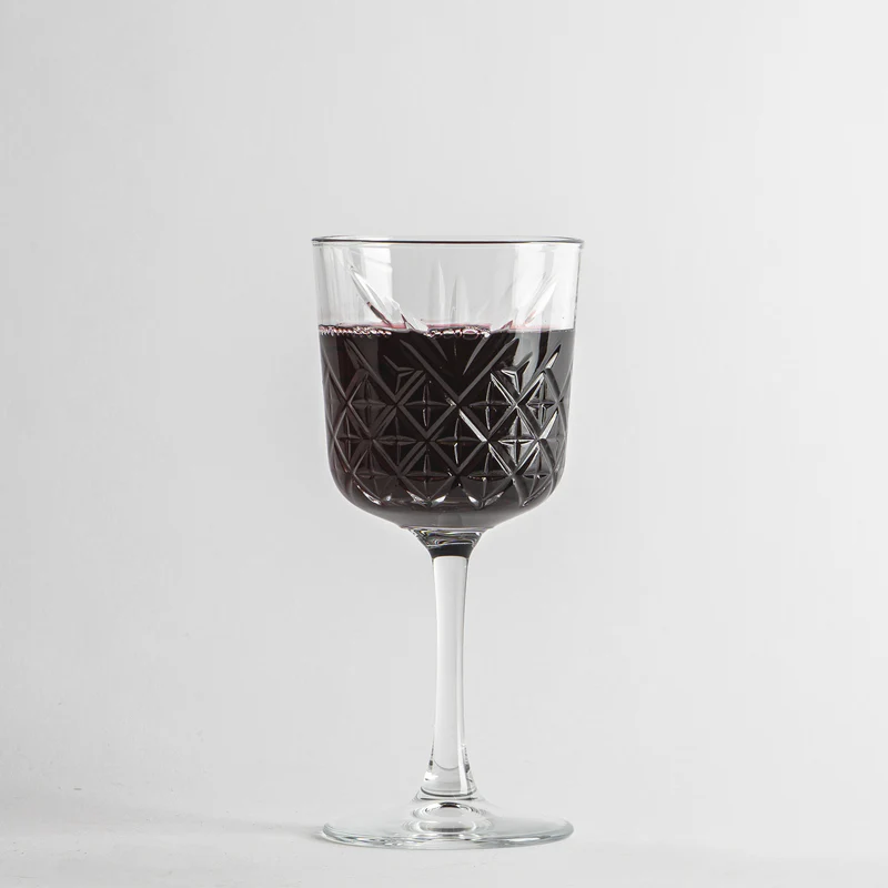 33 cl - Timeless Calice Vino Rosso in Vetro Temperato - Set 4 Pezzi