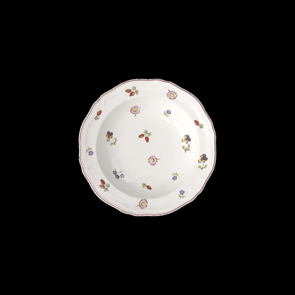 33 cl - Petite Fleur Piatto Fondo In Porcellana Premium - Set 6 Pz - Image 2