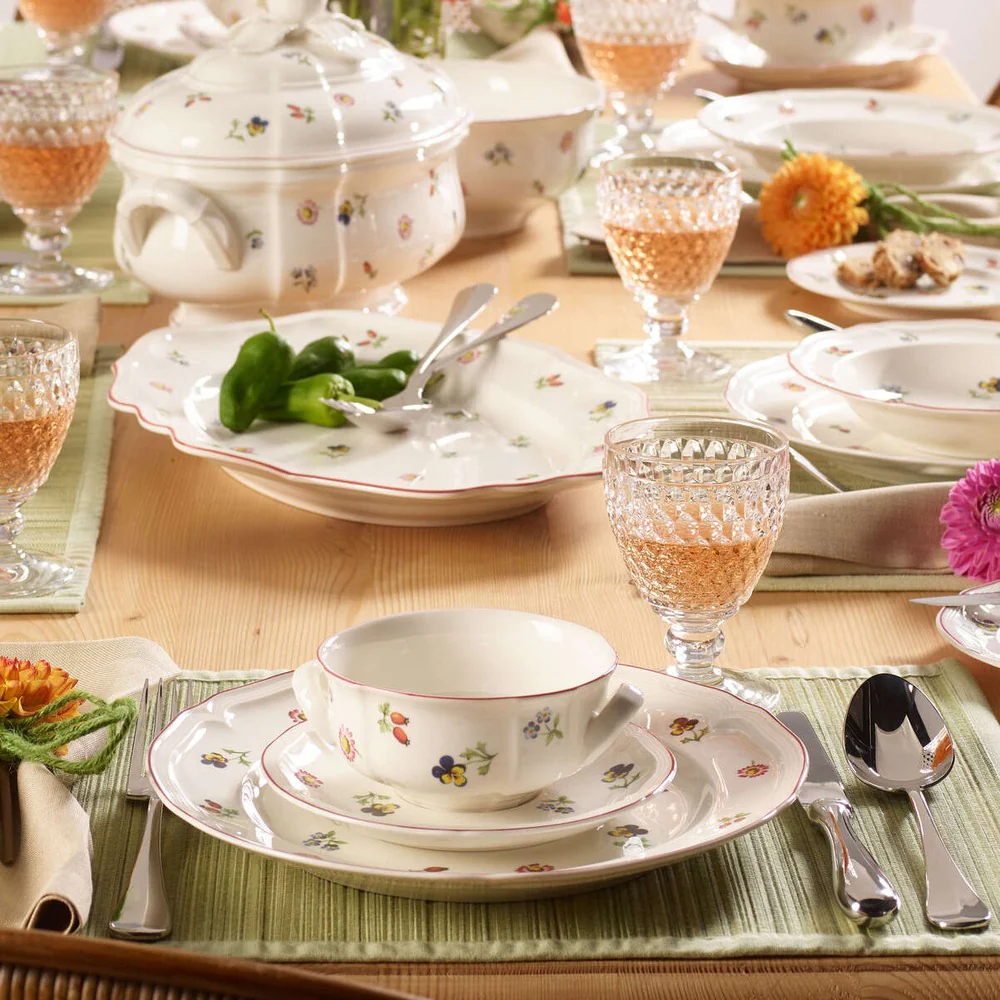 33 cl - Petite Fleur Piatto Fondo In Porcellana Premium - Set 6 Pz - Image 6