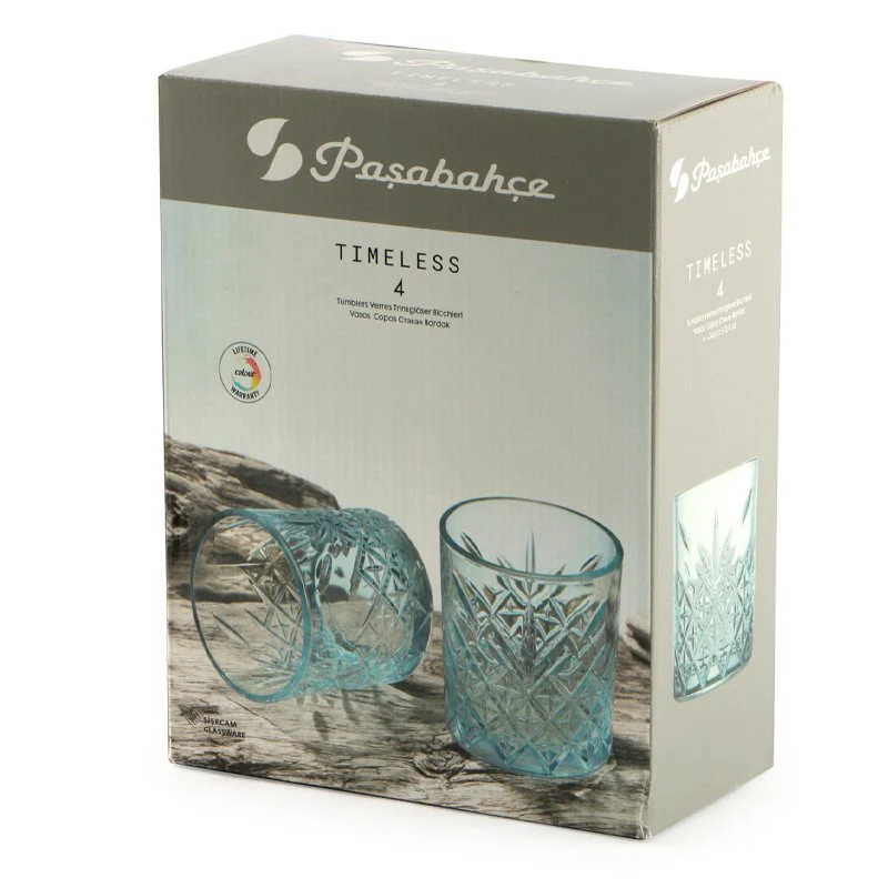 34.5 cl - Timeless Bicchiere Acqua in Vetro - Set 4 Pezzi - Image 4