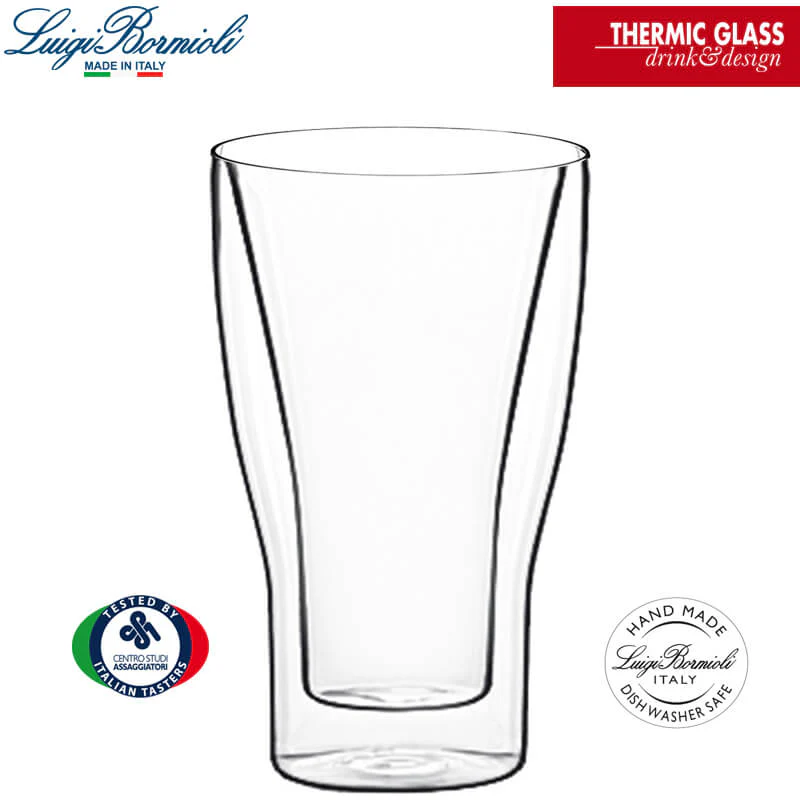 34 cl - Thermic Glass Duos Bicchiere Cappuccino in Vetro Borosilicato - Set 2 Pezzi - Image 3