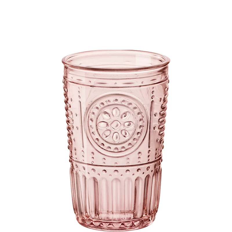 34 cl - Romantic Bicchiere Acqua in Vetro - Set 4 Pezzi - Image 5