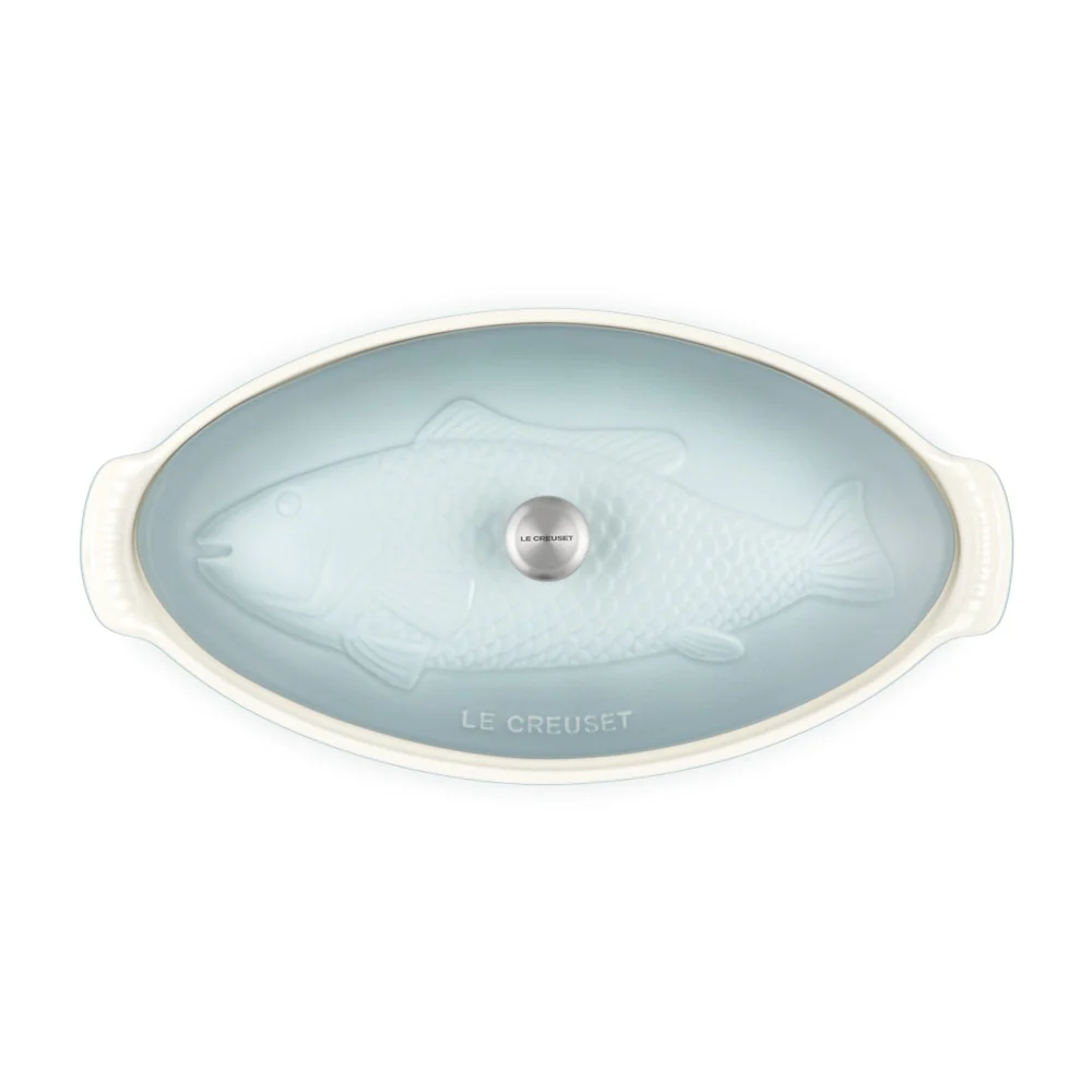 34 cm - Tradition Pesciera Ovale Con Coperchio In Gres Vetrificato - Image 21