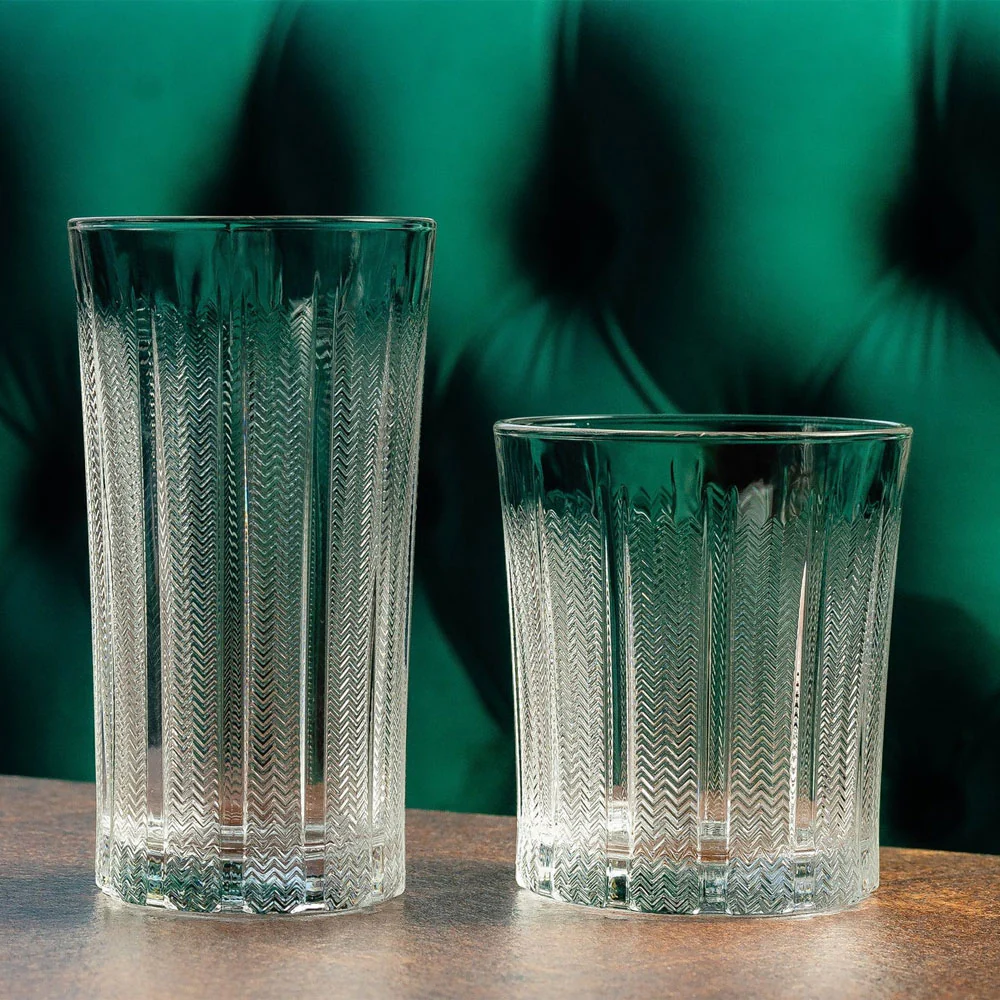35.5 cl - Mosaic Bicchiere Whisky DOF In Vetro Set 6 Pz - Image 3
