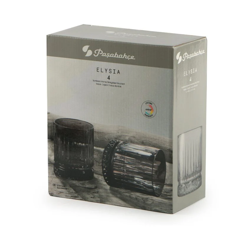 35.5 cl - Elysia Bicchiere Acqua in Vetro - Set 4 Pezzi - Image 4