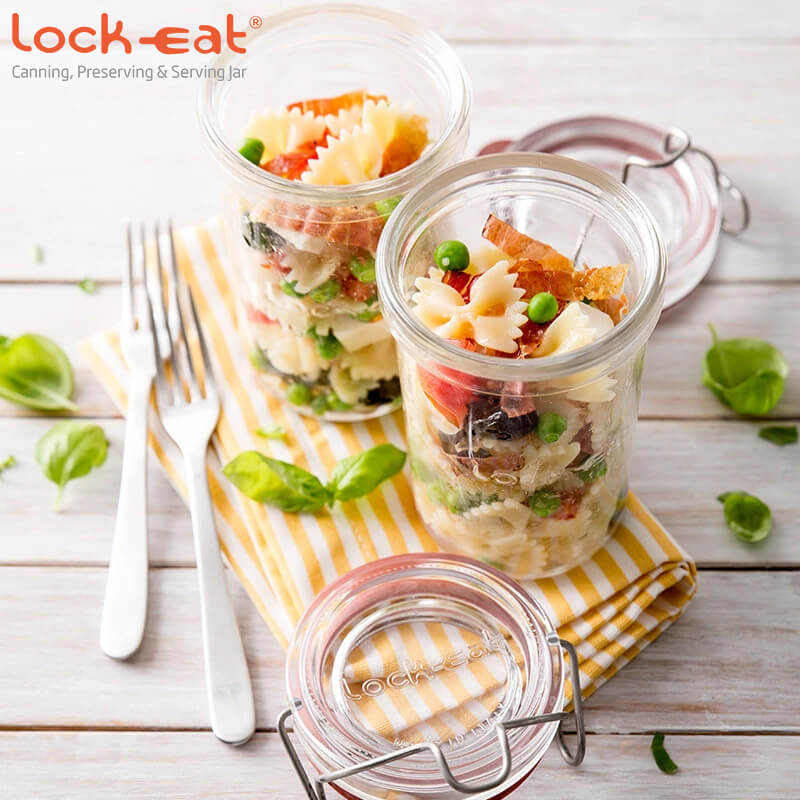 35 cl - Lock Eat Vasetto Ermetico in Vetro - Set 12 Pezzi - Image 2