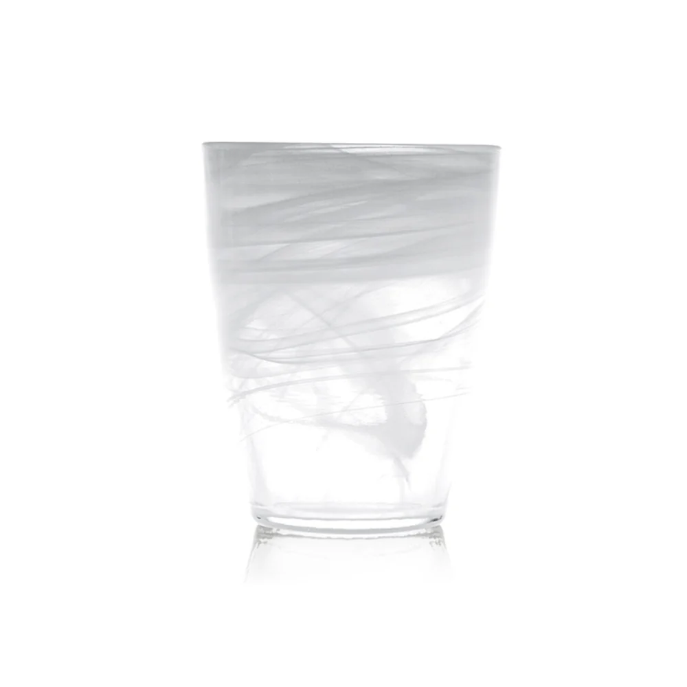 35 cl - Alabastro Bicchiere Acqua In Vetro - Set 6 Pz