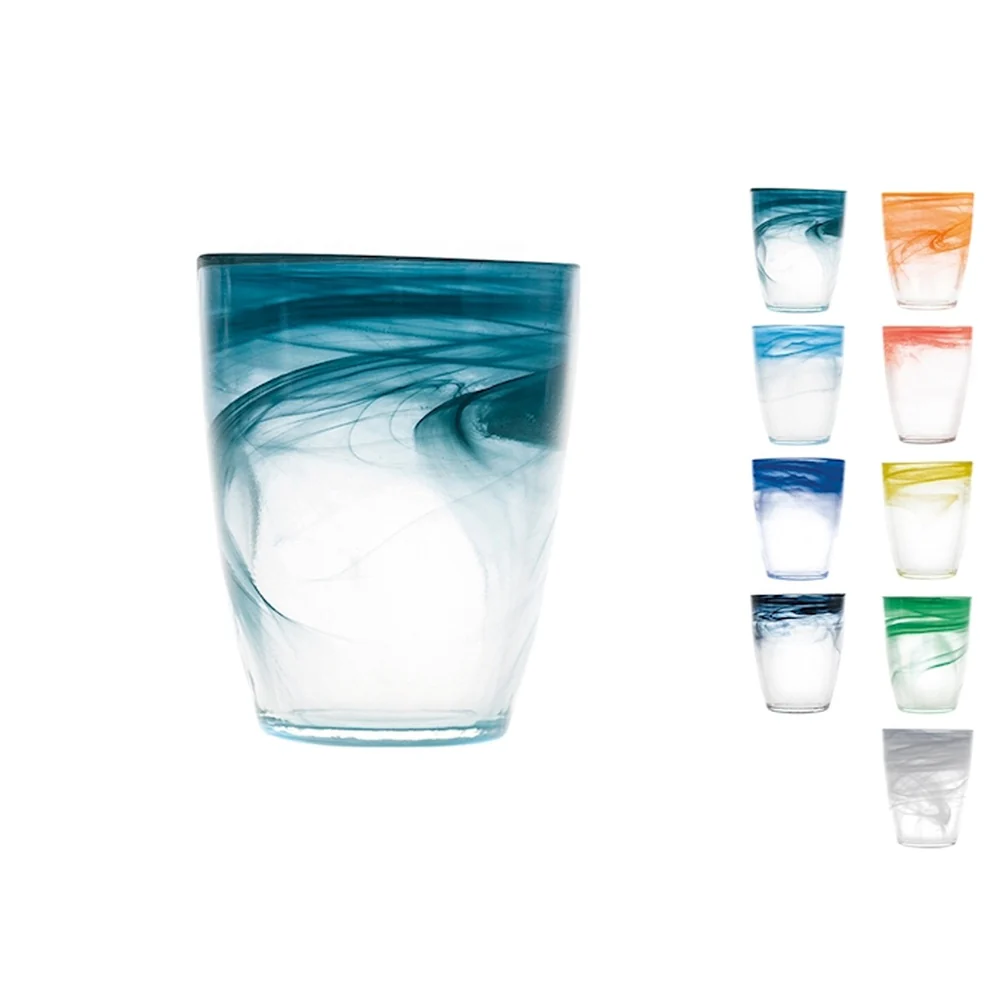 35 cl - Alabastro Bicchiere Acqua In Vetro - Set 9 Pz - Image 3