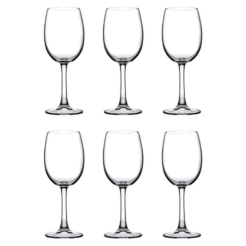 35 cl - Palomino Calice Vino Bianco in Vetro Temperato - Set 6 Pezzi - Image 4