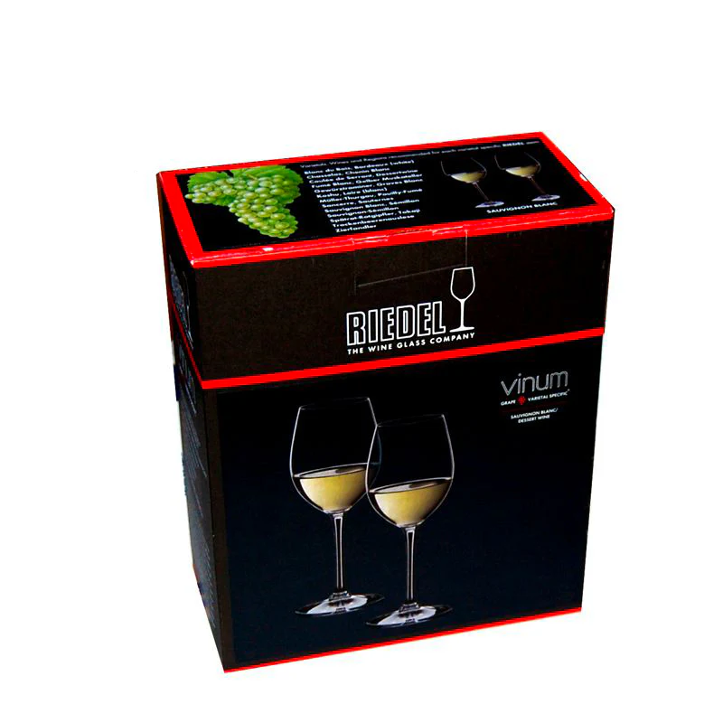 35 cl - Vinum Calice Vino Bianco Sauvignon Blanc in Vetro - Set 2 Pezzi - Image 2