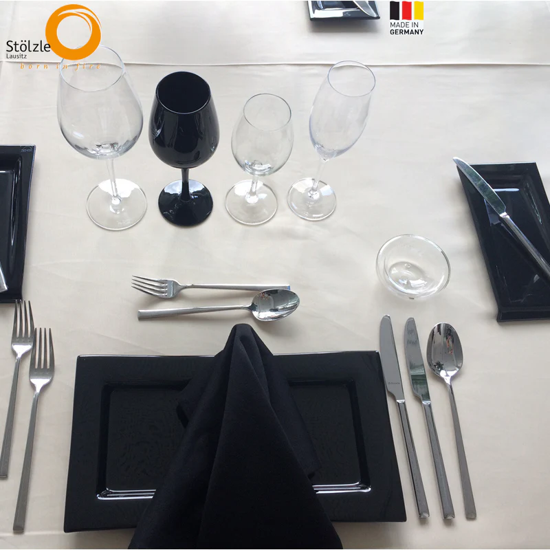 35 cl - Exquisit Black Calice Vino Degustazione - Set 6 Pz - Image 2