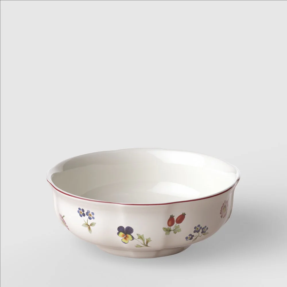35 cl - Petite Fleur Coppetta Macedonia Dessert In Porcellana Premium - Set 6 Pz