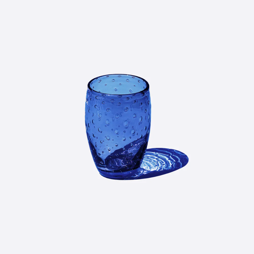 35 cl - Bolicante Bicchiere Acqua Bolle in Vetro Soffiato - Set 6 Pezzi - Image 21