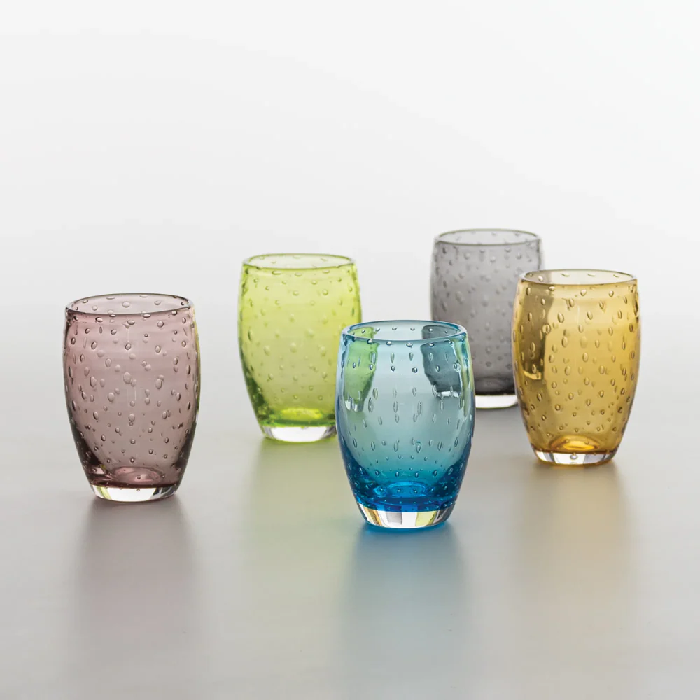 35 cl - Bolicante Bicchiere Acqua Bolle in Vetro Soffiato - Set 6 Pezzi - Image 34