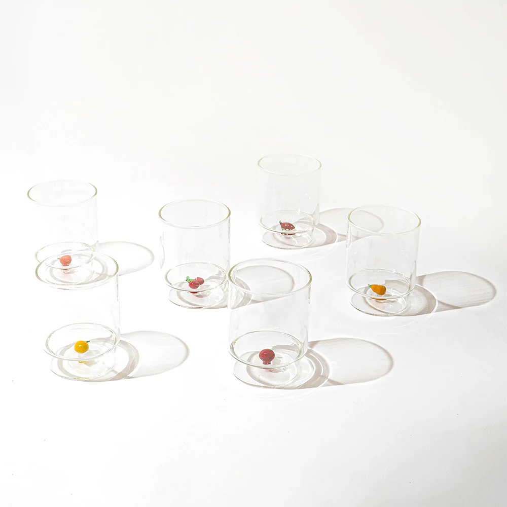 35 cl - Teca Frutta Bicchiere Acqua In Vetro Set 6 Pz - Image 51