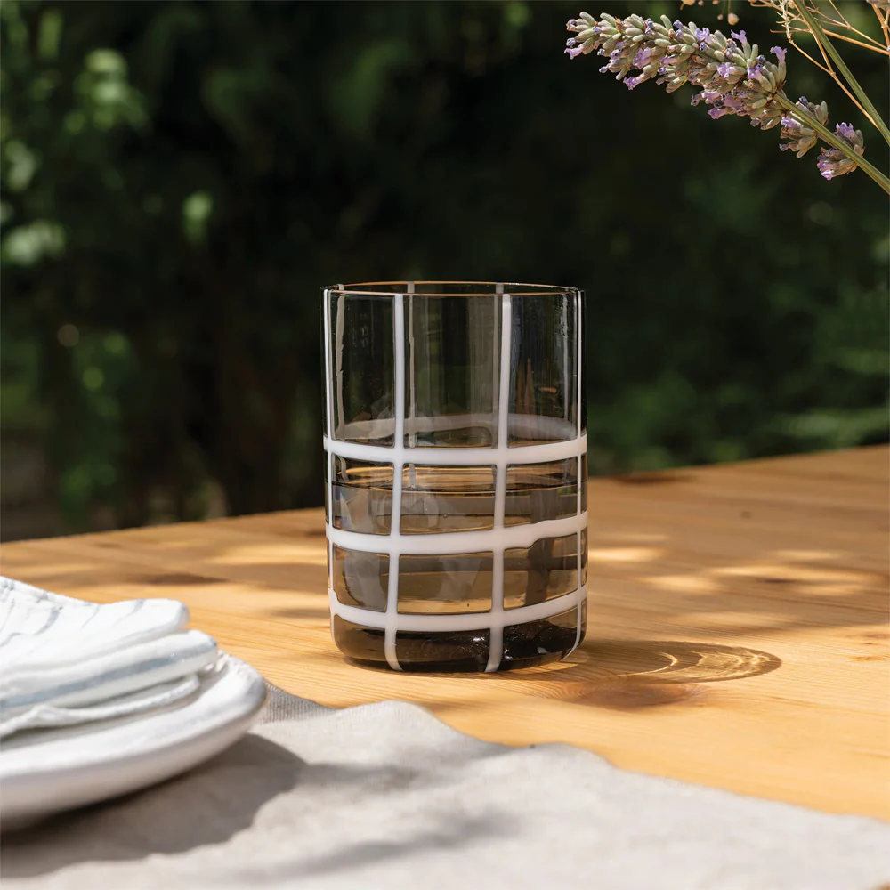 35 cl - Twiddle Bicchiere Acqua A Righe in Vetro Soffiato - Set 6 Pezzi - Image 14