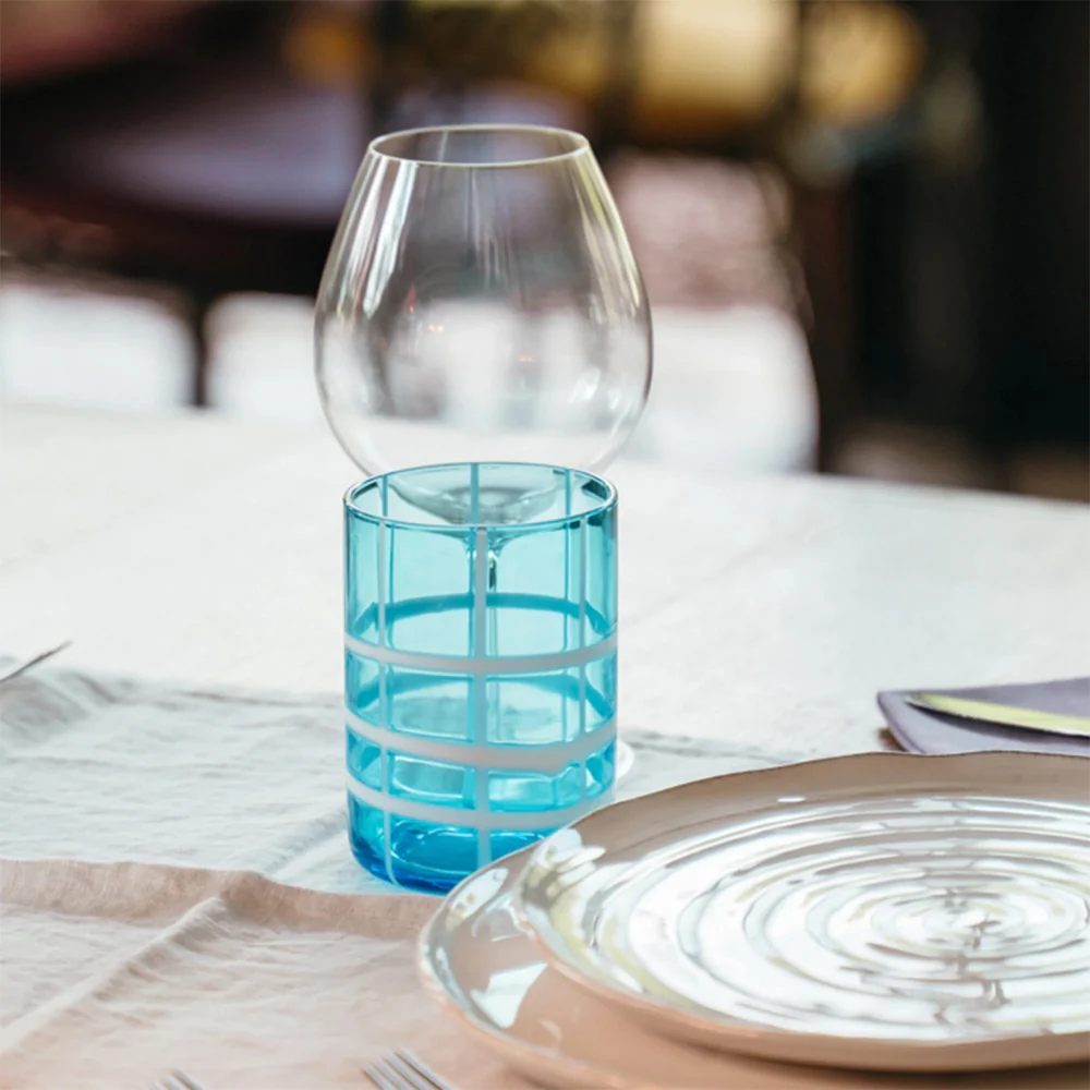 35 cl - Twiddle Bicchiere Acqua A Righe in Vetro Soffiato - Set 6 Pezzi - Image 17