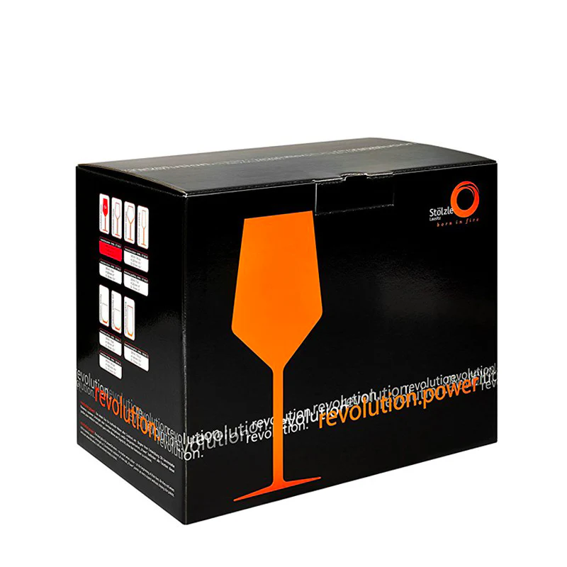 36.5 cl - Revolution Calice Vino Bianco in Vetro - Set 6 Pezzi - Image 4