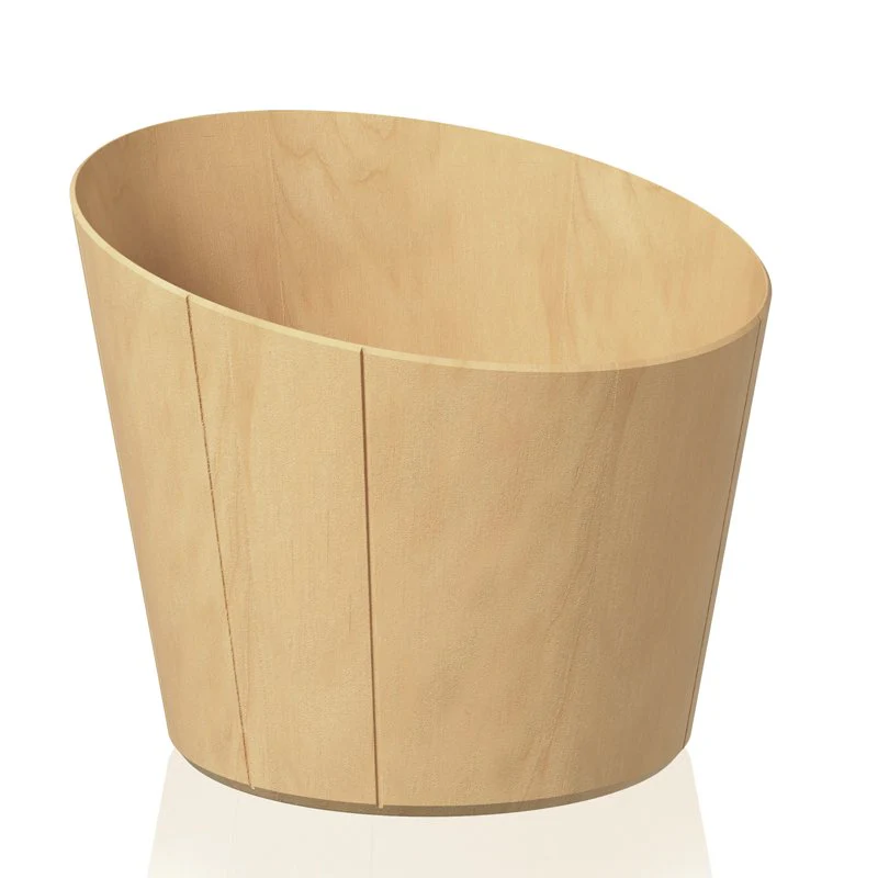 Ø 36.5 x H 31.5  cm - Timber Spumantiera Per 5 Bottiglie In EcoRec