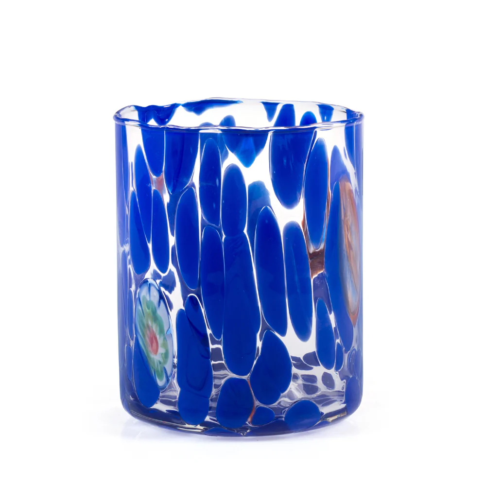 36 cl - Veneziano Bicchiere Acqua In Vetro Colorato Set 6 Pz - Image 2