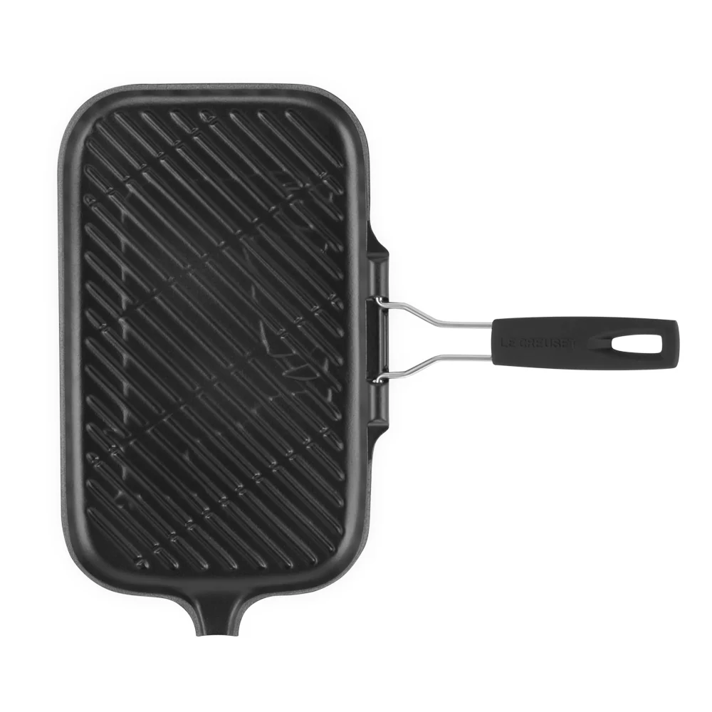 36x20 cm - Grill Bistecchiera Rettangolare In Ghisa - Image 5