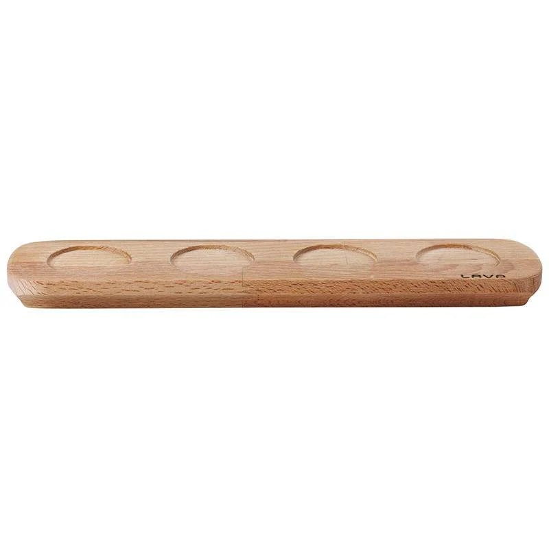 36x8 cm - Happy Hour Vassoio Porta Snack Con Inserti In Legno