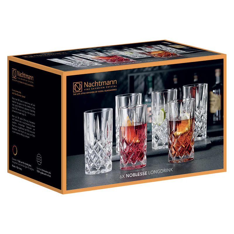 37.5 cl - Noblesse Bicchiere Cocktail in Vetro - Set 4 Pezzi - Image 3