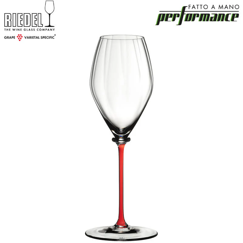 37.5 cl - Fatto A Mano Performance Calice Champagne Stelo Colorato in Vetro - Image 5