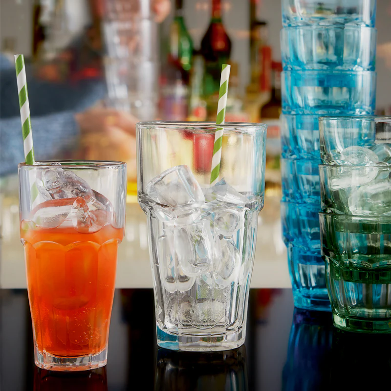 37 cl - Rock Bar Bicchiere Bibita in Vetro Temperato - Set 6 Pezzi - Image 2