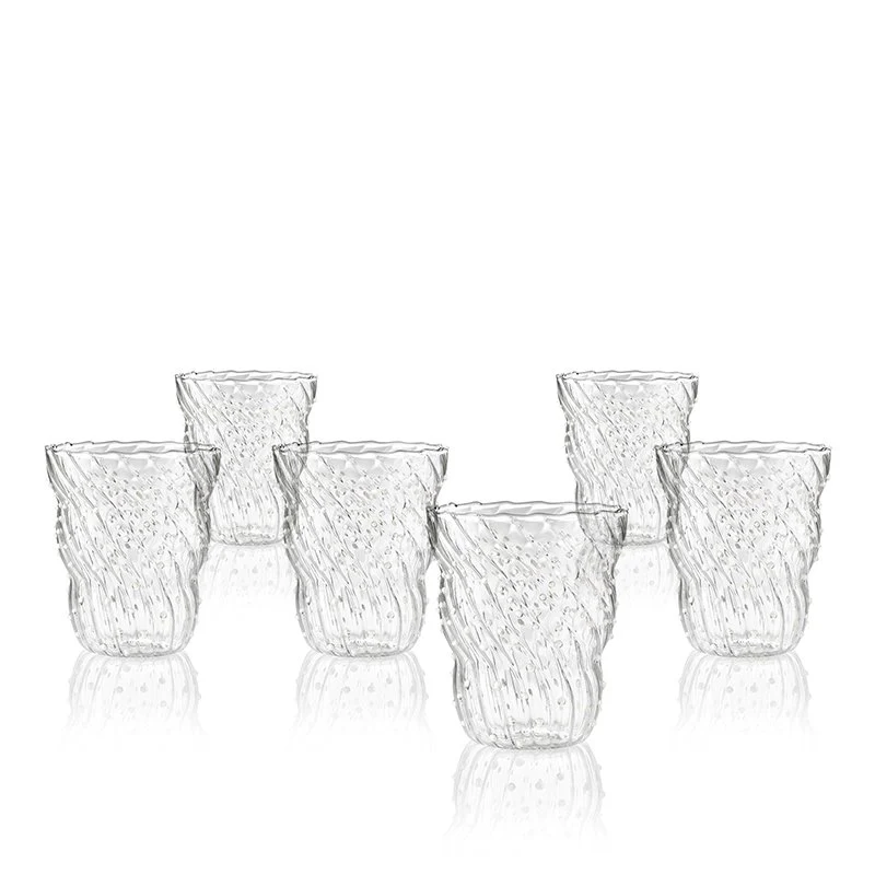 37 cl - Twist Pua Bicchiere Acqua in Vetro Borosilicato - Set 6 Pezzi - Image 3