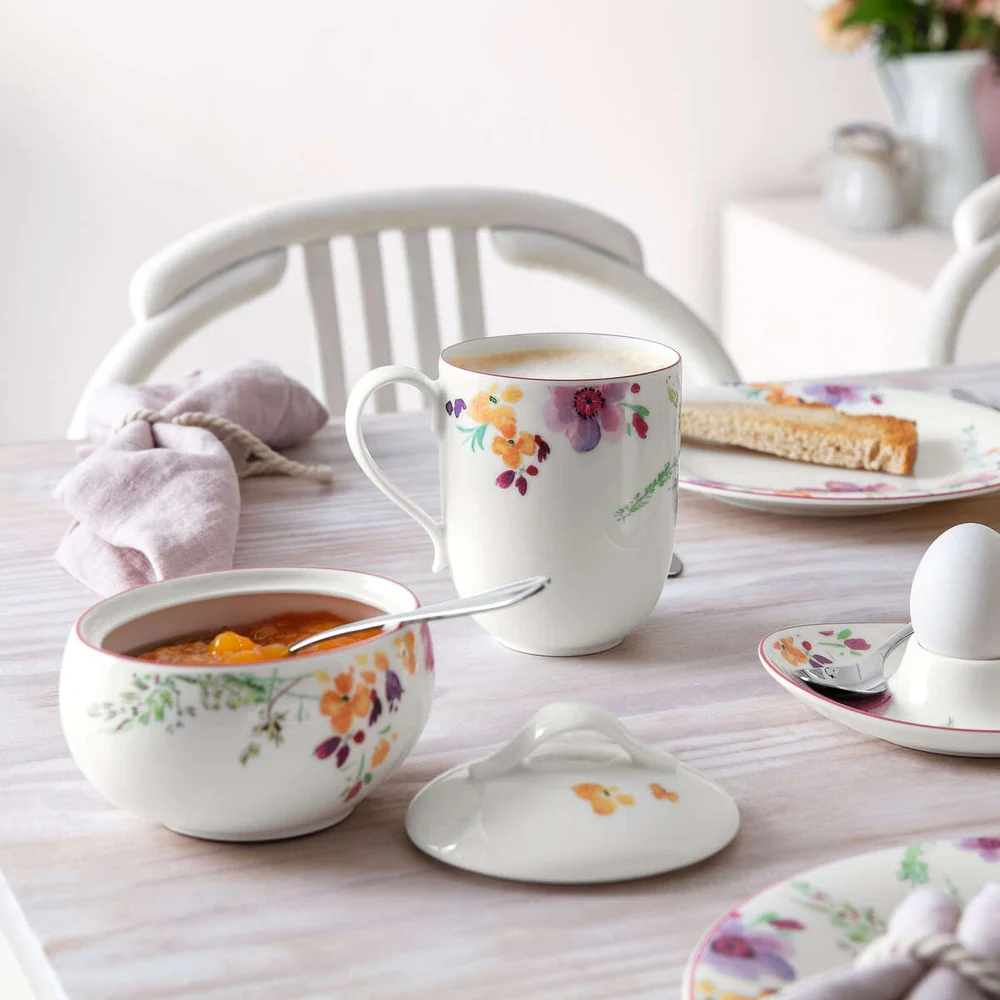 37 cl - Mariefleur Basic Tazza Mug In Porcellana Premium - Set 6 Pz - Image 3