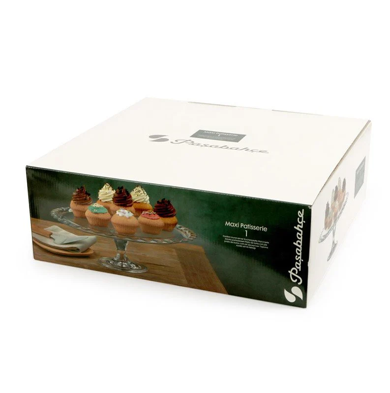 37 cm - Maxi Patisserie Alzata Torta in Vetro - Image 3